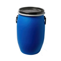 Fût à bondes 60 L - usage alimentaire et homologué matières dangereuses liquides - 2 poignées latérales - Réf. B60/BONDE