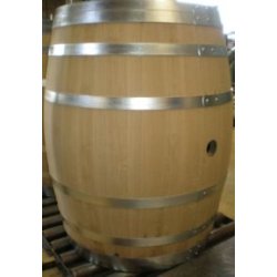 Tonneau type export - 228 litres - bois de chêne français Sirugue - cerclage fer galvanisé