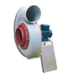 Ventilateur centrifuge plastique - construction en polypropylène alimentaire - résistant jusqu'à 100°C