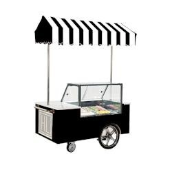NOMADE 7 BACS NOIR - Vitrine à crème glacée - LMC EUROCOLD - 2561101 - 3701425106724