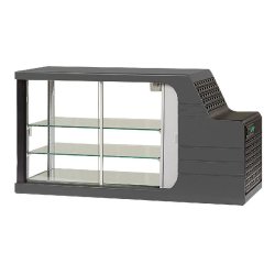 Vitrine réfrigérée de comptoir 120L SCAIOLA - Gris