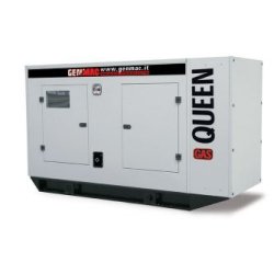 Queen-gas RG60GS-LPG - Groupe électrogène industriel insonorisé Genmac - 48 kVA PRP
