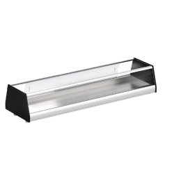 Vitrines d'exposition neutres pour tapas, avec vitre plane 9*GN Fagor Professional