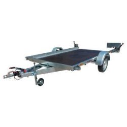 Plateau basculant 306x166 - 1300 kg PTC - 1 essieu - Sorel - caisse basculante et plancher bois antidérapant