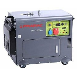 Groupe électrogène diesel triphasé 3,7 kW AVR+DE PMD5050s - PRAMAC - PR422TXAY00