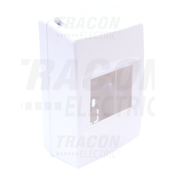 Boîte de distribution en saillie - plombable 1×4 modul - IP40 - dimensions 150×84×68mm