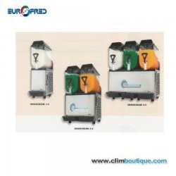 Machine à granité professionnelle - 1, 2 ou 3 cuves de 10L - Eurofred Granicream avec thermostat électronique