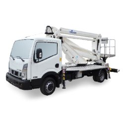 Camion nacelle B240PX - GSR - Hauteur de travail 23.6 m, déport 12.3 m, charge utile 250 kg