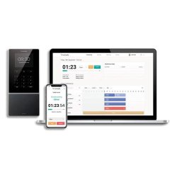Pointeuse-badgeuse TimeMoto TM-616 - 200 utilisateurs - écran TFT 2,8'' - RFID/PIN - Ethernet/Wi-Fi