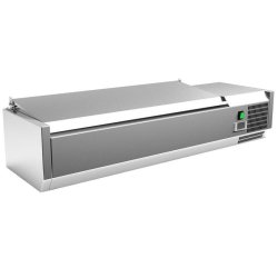 Vitrine 6 bacs avec couvercle (GN1/4) CLIMAHOSTELERIA VRX1400330SL