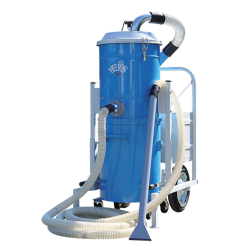 Aspirateur d'abrasif HELIOS - Kit d'aspiration pneumatique et récupérateur 70L après sablage