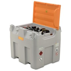 Station Easy Mobil 980 litres ADR Premium - Pompe Cematic Duo 24/12 V - Avec capot - CEMO - 10823