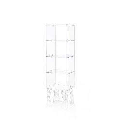 AQA Design Armoire transparente THALOS en PMMA L.39,5 P.30 H.131,5 MP06057 - transparent plastique MP06057