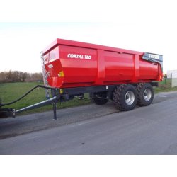 Remorque agricole monocoque CORTAL 180 - Thievin - PTAC 24T - 4 longueurs disponibles