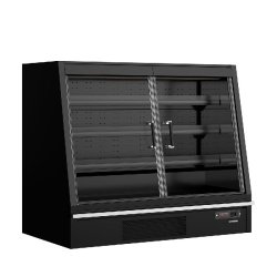 Tefcold Vitrine réfrigérée pour supermarché  Galaxy+ GPL14FGD Black - verre Galaxy+ GPL14FGD Black