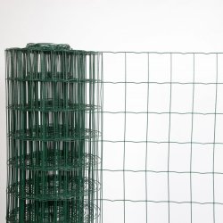 Grillage souple soudé - Ø 2,5mm - Rouleau 25m - Hauteur 1m50 ou 2m00 - Vert RAL 6005
