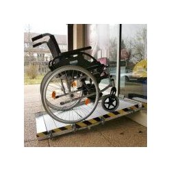 Rampe aluminium amovible pliante - modulable et antidérapante - longueur et largeur ajustables