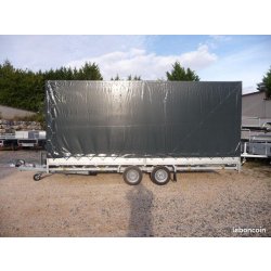 Remorque plateau - 28 m3 - type MEDAX-2 / 3000 - ANSSEMS