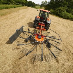 Ra1542 - andaineur monorotor haut rendement - kubota - 4,20 à 4,60 m