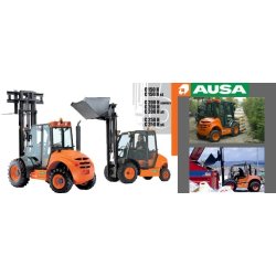 Chariots élévateurs frontaux - AUSA 1,5 à 2T tout-terrain C150H, C200H, C250H - Diesel - Compact et transmission hydrostatique