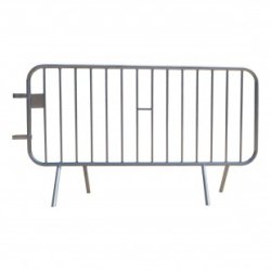 Barrière de ville galvanisée - 27684 - Accrochage universel et stockage optimisé