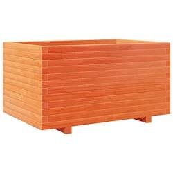 Helloshop26 - Jardinière bac lit surélevé plantes fleurs terrasse jardin cire 90 x 60 x 49,5 cm bois de pin massif marron 02_0038523 - marron Bois