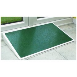 Rampe de seuil 7 cm - fibre de verre - antidérapante - charge 250 kg
