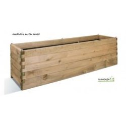 Grande jardinière bois 180cm pour plante - 0281276-oléa 180