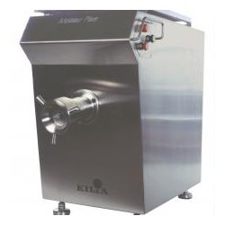 Hachoir à viande professionnel Kilia AW-D114 - Hachoir automatique tout inox, jeu de coupe 6 éléments 114 mm