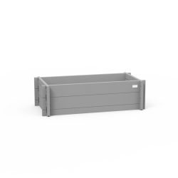 Jardinet pédagogique RECRE - Rectangle - 0.13 m³ - Largeur 1200 mm - Pose libre - STD-NU-JP-02