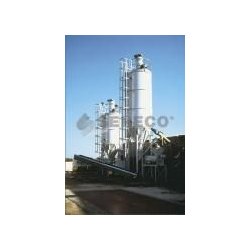 Silo à chaux SC - Sereco - avec pieds d'ancrage, système de fluidification et options motorisées
