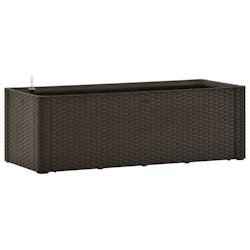 Helloshop26 - Jardinière lit surélevé plantes fleurs jardin avec système d'arrosage 100 x 43 x 33 cm moka 02_0001161 - 3000075211537