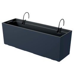 Prosperplast - Pot URBI CASE W, coloris Anthracite, dimensions 580x180x195 mm - gris plastique ZA4135