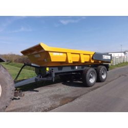 Remorque TP Master 120 - Thievin - robuste châssis en tube 300x100 mm et boggie 16T carré