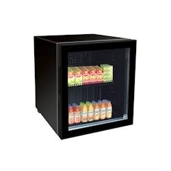 Iarp Vitrine de comptoir COUNTER 21 GLASS BLACK, 350 x 419 x 488 mm, statique, noir, présentation de boissons et produits frais - 8027803922058