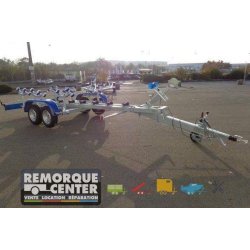 Porte bateau - Remorque cassante - Sun Way SW1665M16 - PTAC : 2120Kg - 2 essieux