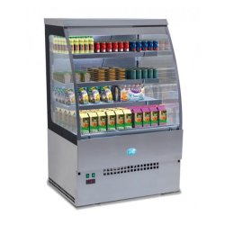 Vitrine libre service - Froid ventilé - Référence: SIENA 1200 SELF INOX