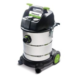 Aspirateur d'atelier Cleancraft wetCAT 131IRH - eau et poussières - cuve inox - 7002115