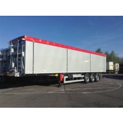 Bennes à déchets grands volumes - OptiLiner avec parois lisses, plancher alu et vérin frontal