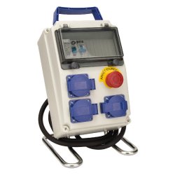 Coffret de chantier 8 modules IP54 prééquipé avec accessoires - Zenitech