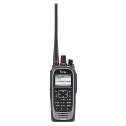 Portatif PMR UHF IC-F4400DT - 380-470MHz, 5W, 1024 canaux, étanchéité IP68, GPS et PTI intégrés