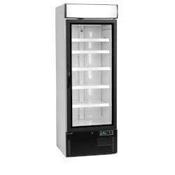Armoire à boissons vitrée avec canopée LED - 412L | Tefcold - NC2500G - blanc 32942
