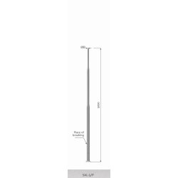 Mât d'éclairage public basculant / hauteur 5 m / en aluminium