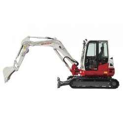 Mini Pelle Takeuchi TB 260 - 5660 kg, Profondeur de fouille 3895 mm, Moteur Yanmar 4 cylindres