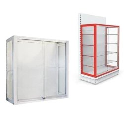 Vitrines idéal phytosanitaire - structure en acier avec portes en verre clair 6mm et serrure à clé
