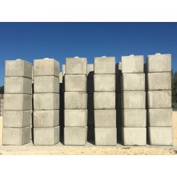 Bloc béton anti-intrusion - 0,8T - 75 cm x 75 cm x 60 cm - SECURIBLOCK Gamme 75-075