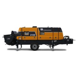 Pompe à béton stationnaire Putzmeister BSA 2109 H E - pour construction de tunnels, moteur électrique 160 kW, haut débit et haute pression