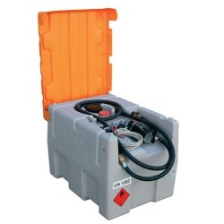 Station Easy Mobil 200 litres ADR - Pompe Cematic 3000 12 V - Avec capot - CEMO - 10082