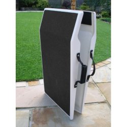 Rampe de voyage - PMR - Fibre de verre - Légère et portable - Charge 300 kg - Surface antidérapante
