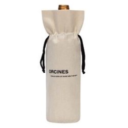 Sac en coton réutilisable - Réf FRABED - 13x30cm - 240g/m² - Poignées en corde noire